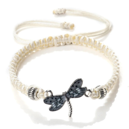 Bracciale Libellula Argentato | Idea Regalo Donna | 4 Colori
