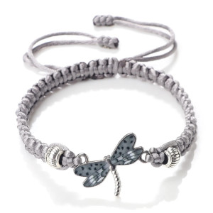 Silbernes Libellen-Armband | Natürliche Eleganz | 4 Farben