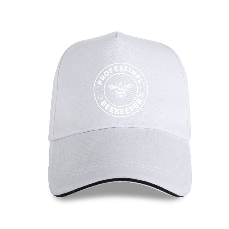Casquette Abeille Apilculteur inscription Professional BeeKeeper blanc