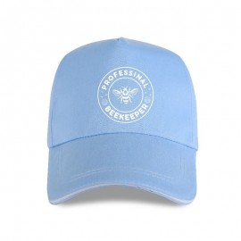 Casquette Abeille Apilculteur inscription Professional BeeKeeper bleu clair