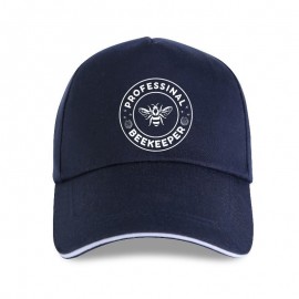 Casquette Abeille Apilculteur inscription Professional BeeKeeper bleu marine