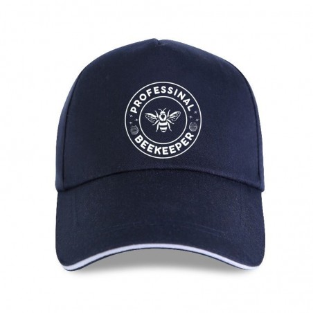 Casquette Abeille Apilculteur inscription Professional BeeKeeper bleu marine