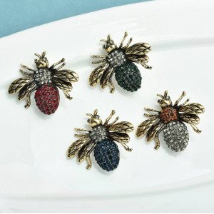 Broche Abeille 'Esprit Baroque' - disponible en 4 couleurs
