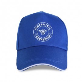 Casquette Abeille Apilculteur inscription Professional BeeKeeper bleu