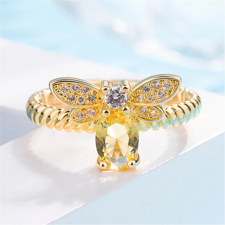 Precious Honey Bee Ring - Unique Gift for Women | 1001Bees