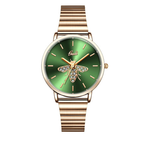 Orologio Ape 'Splendore Dorato' | Eleganza Ispirata alla Natura