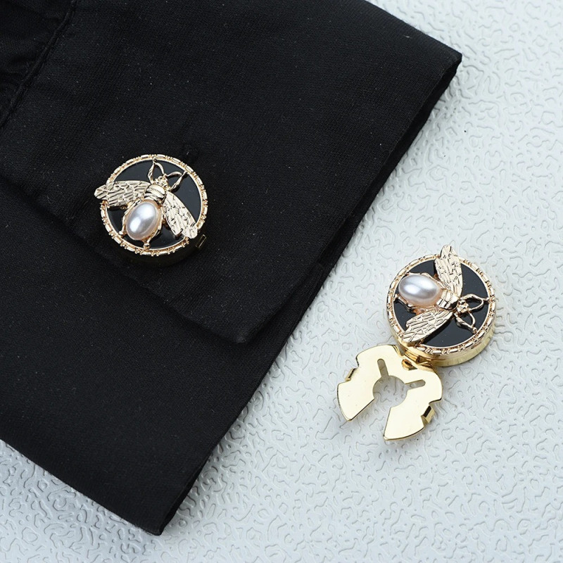 Cache-Bouton Ablle Royale Chic - couleur or