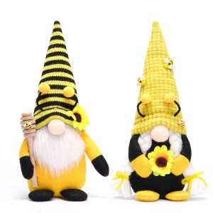 Cute Honeycomb Bee Gnome | Unique Gift for Bee Lovers