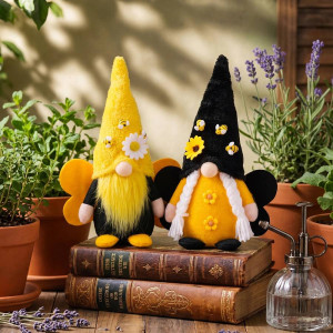 Bee Gnome "Honey Polka Dot" | Cute Spring & Farmhouse Decor