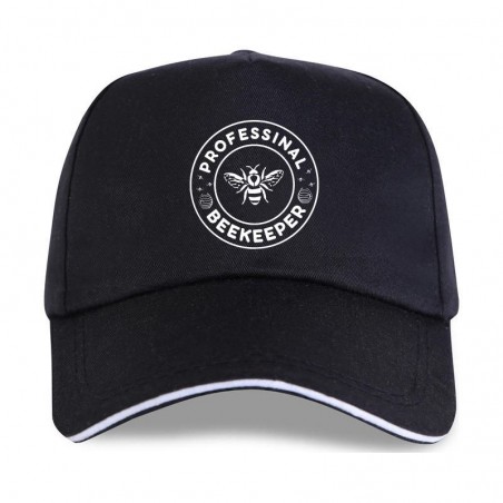 Casquette Abeille Apilculteur inscription Professional BeeKeeper noir