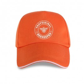 Casquette Abeille Apilculteur inscription Professional BeeKeeper orange