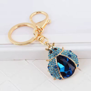 Porte-Clés Coccinelle “Saphir Étincelant” 🐞✨