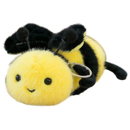 Détails Porte-Clés Abeille en Peluche Petite Butineuse