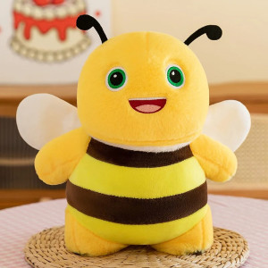 Peluche Abeille « Joyeuse Butineuse » – 35 cm ou 60 cm