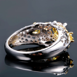 Vue Dessous Bague Abeille « Trésor de Miel »