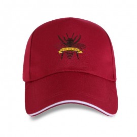 Casquette Abeille Apilculteur inscription Sauvons les abeilles burgundy