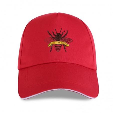 Casquette Abeille Apilculteur inscription Sauvons les abeilles jaune