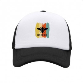 Casquette Abeille Apilculteur Save the Bees Savons les abeilles noir