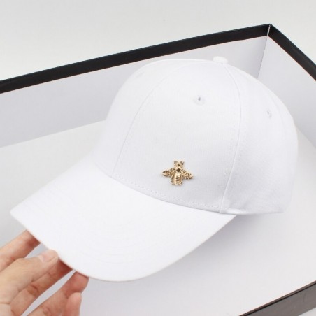 Cute Bee Baseball Hat for Women with 3D Gold Emblem | 1001Bees
