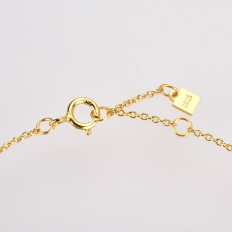 Bracelet abeille en argent Sterling 925 avec plierre en Zircon vue fermoir