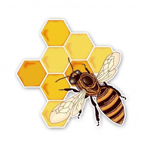 Autocollant Abeille pour véhicule voiture en PVC 13cm