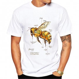 Tshirt anatomie abeille pour homme