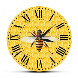 Horloge murale  abeille sans cadre