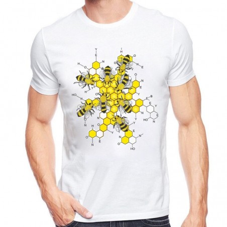 T-shirt Apiculteur Nid d'Abeille pour Homme !