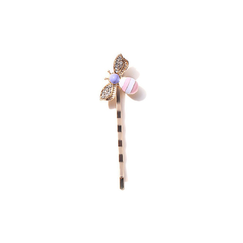 Cute Pink & Purple Bee Hair Clip | Girls Hair Accessory Gift