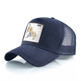 Casquette aérée  18 combinaisons de couleurs couleur bleu