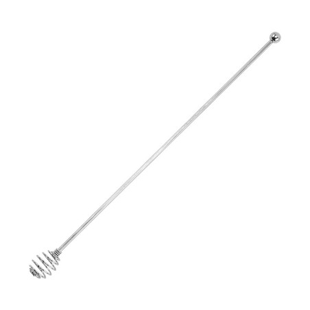 Cuillère spiralée en acier pour le miel et les cocktails - modèle 2