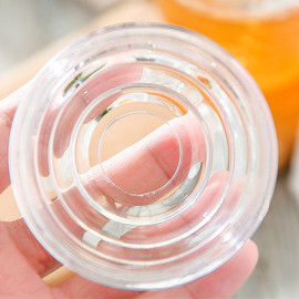 Couvercle pot à miel en forme de ruche géométrique