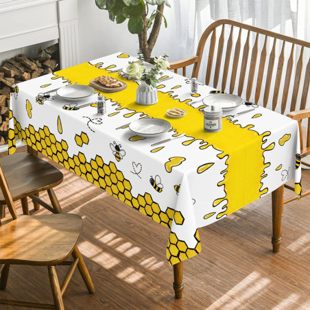 Nappe abeille en polyester - modèle 2