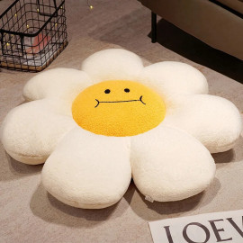 Coussins peluche fleurs souriantes - modele 3