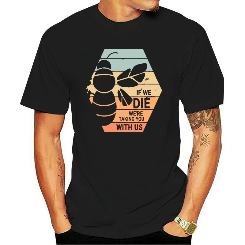 T-shirt if we die we taking you with us - noir