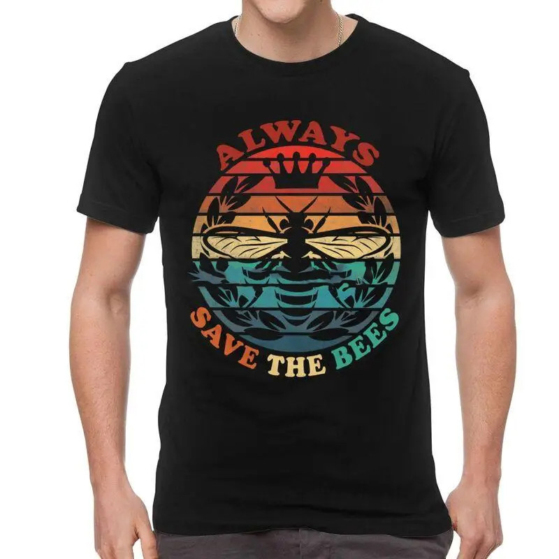 T-shirt always save the bees - NOIR