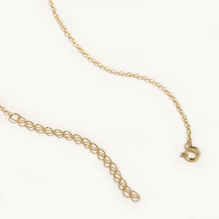 Détails chainette Chaîne et pendentif abeille en argent Sterling 925 argent
