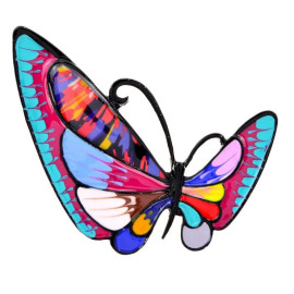 Broche Papillon Étincelante Couleur Violet