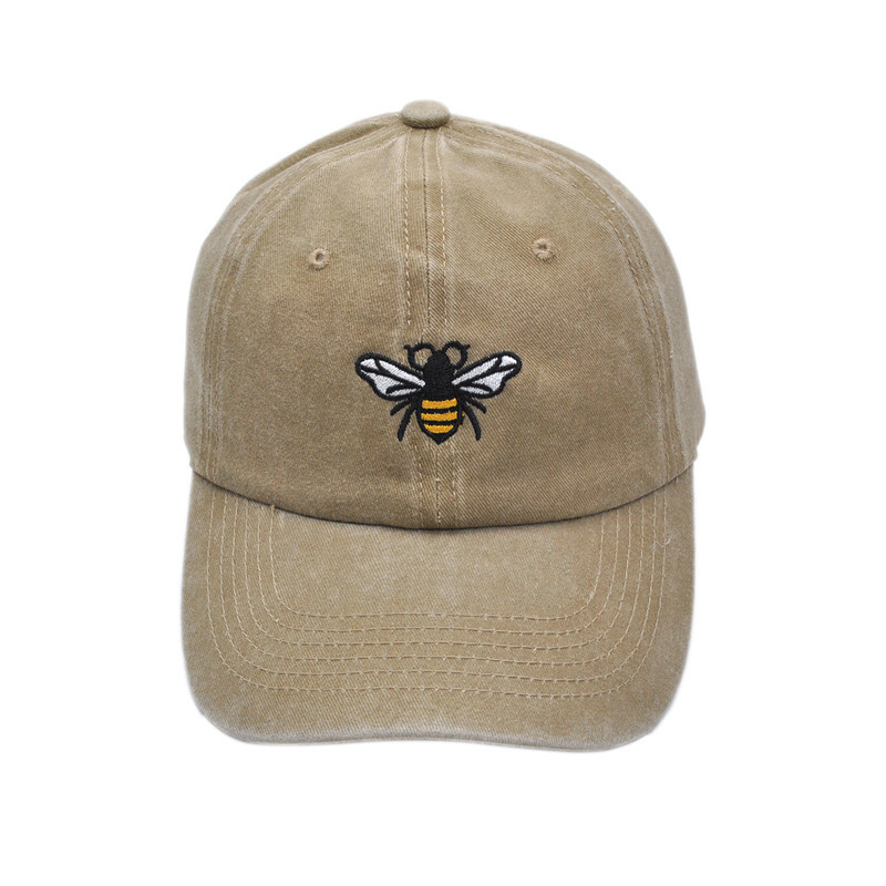 Casquette Abeille Denim Couleur Beige