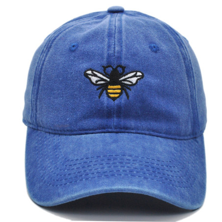 Casquette Abeille Denim Couleur Bleu