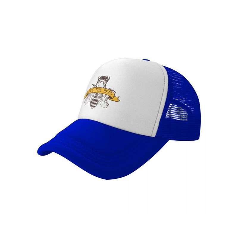 Casquette Abeille "Sauvez les abeilles!\" Couleur Bleu