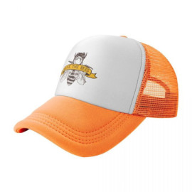 Casquette Abeille "Sauvez les abeilles!\" Couleur Orange