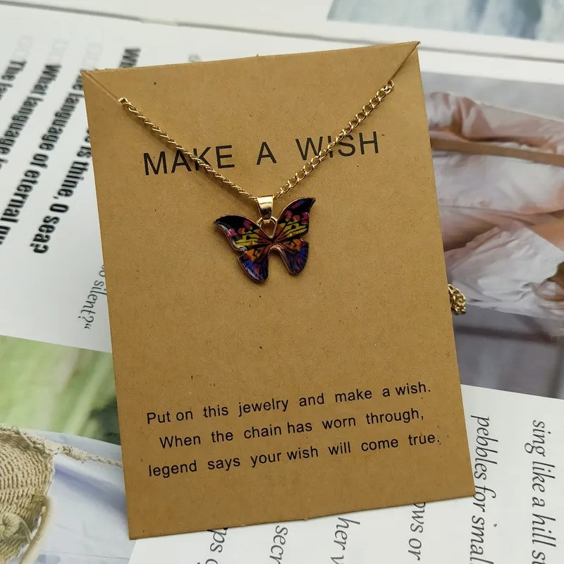 Mignon collier papillon classique - modèle 1