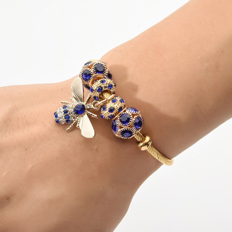 Pulsera Abeja Original | Regalo Mujer Acero Inoxidable