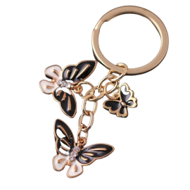 Cute Butterfly Trio Keychain | Unique Gift for Nature Lovers