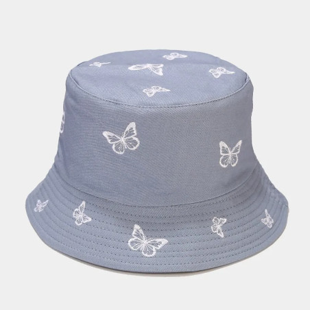 Bob Papillon à motifs Papillons - Couleur Bleu