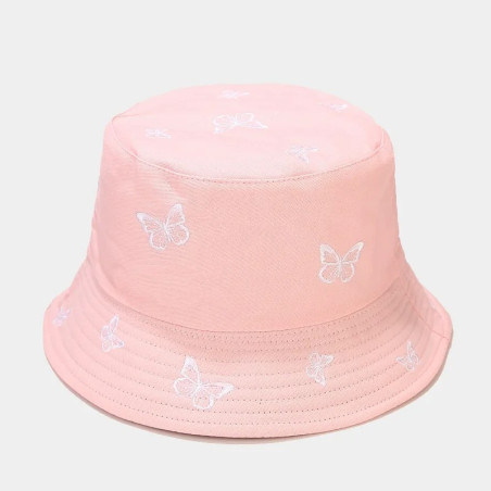 Bob Papillon à motifs Papillons - Couleur Rose