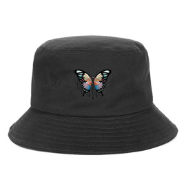 Bob Papillon avec Grand Papillon Coloré - Couleur Noir