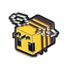 Cute Minecraft Pixel Bee Pin | Unique Geek Jewelry Gift Idea