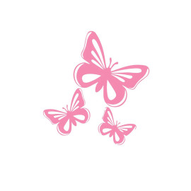 Stickers Papillon pour Voiture en Vinyle Réfléchissant